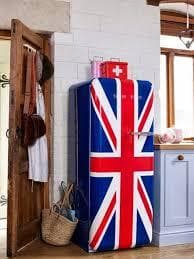 SMEG（スメッグ）冷凍冷蔵庫 FAB28 100V ユニオンジャック 左開き