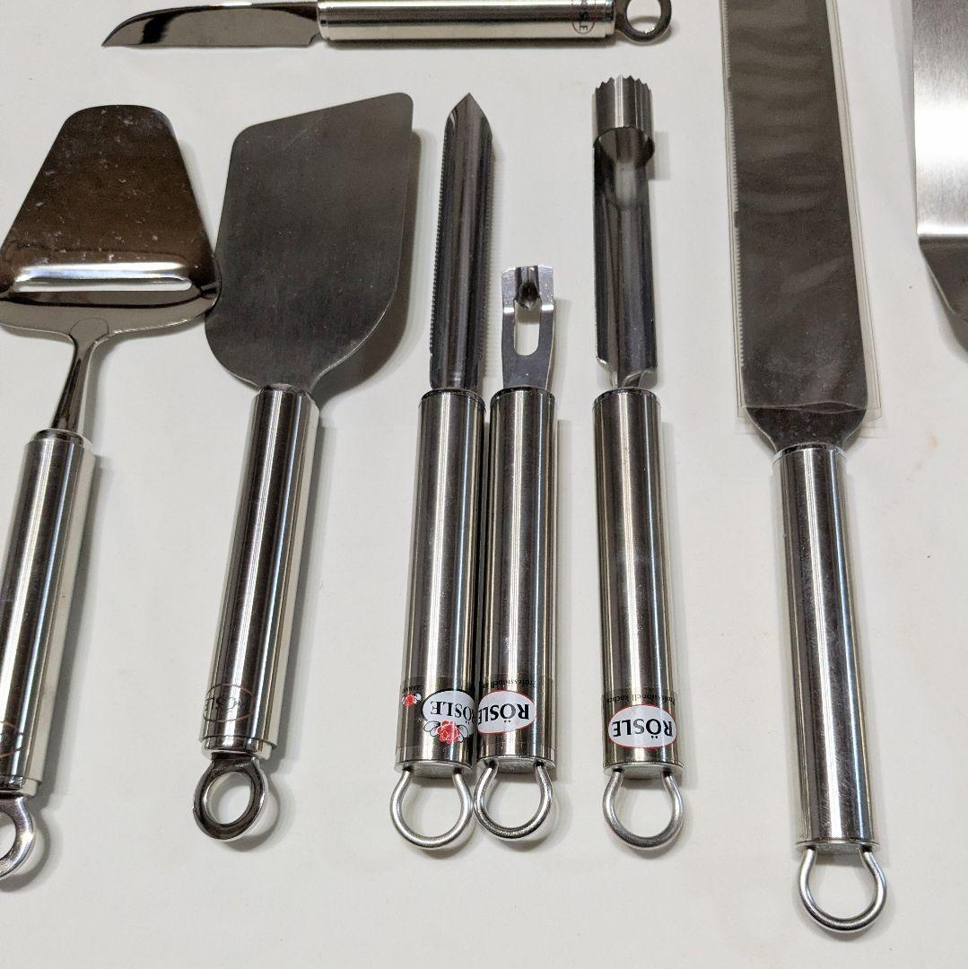 ROSLE レズレー 調理器具 スパチュラ パレットナイフ など 9点