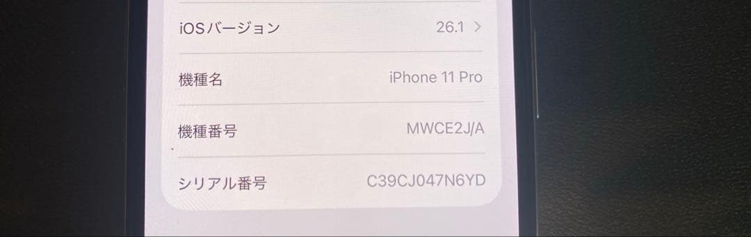 【必ずお読みください】iPhone 11 pro 512GB【iOS2
