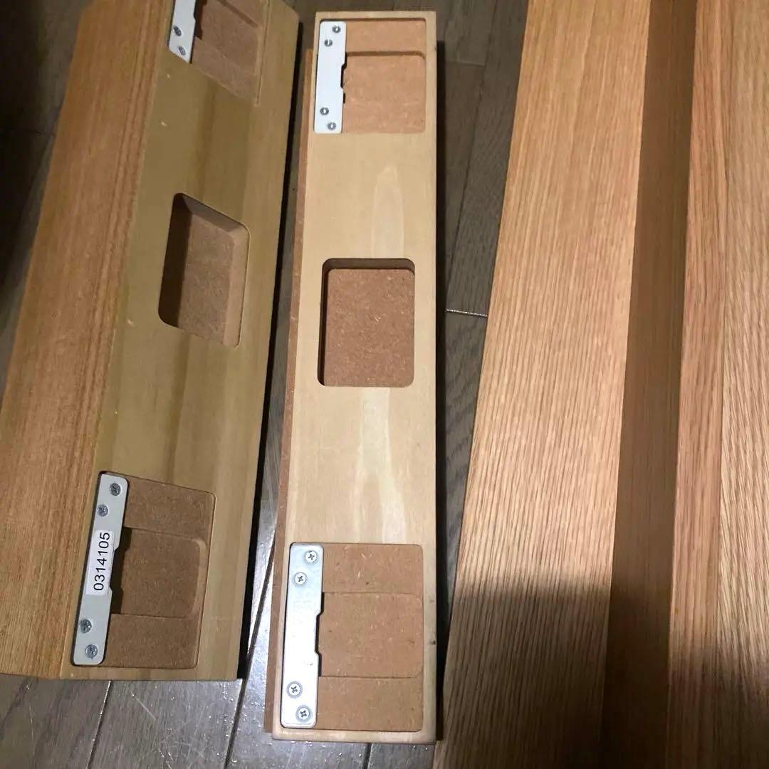 無印良品　壁に取り付けられる家具棚 オーク材　5点
