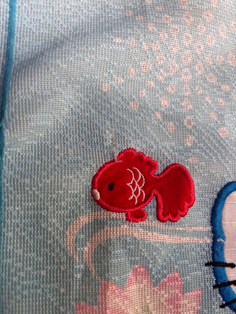 キティ　金魚刺繍のれん
