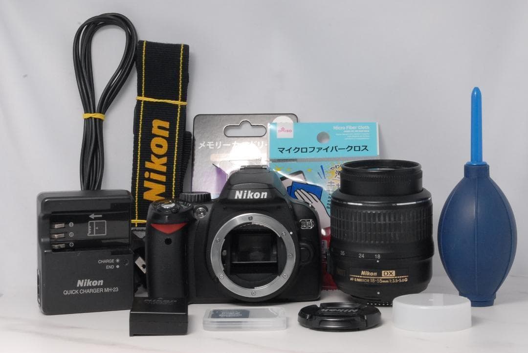 完動品　レンズキッド Nikon D60 届いた日から使える安心一眼レフセット