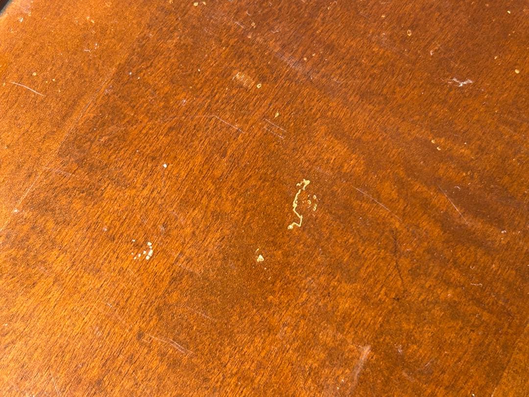 アンティーク　ビンテージ　クラシック　木彫　猫脚　レッド　テレフォンベンチ　GG