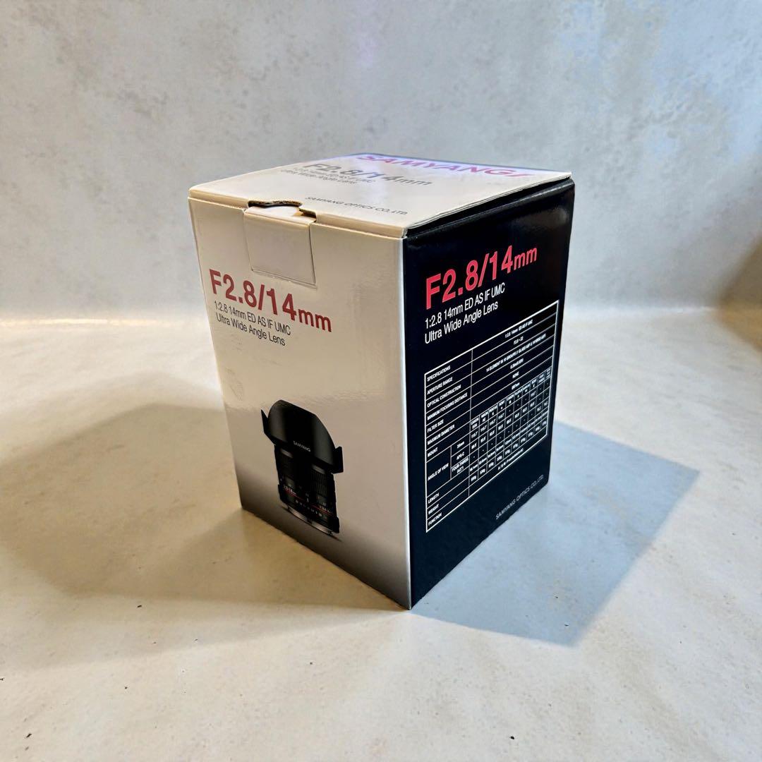 SAMYANG F2.8 14mm レンズ本体ソニーEマウント用 フルサイズ対応