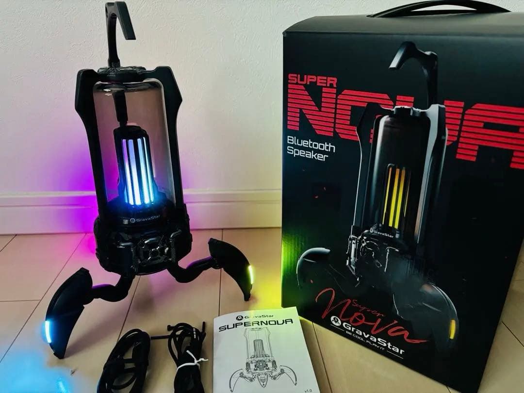 GravaStar Supernova ワイヤレス ポータブル スピーカー