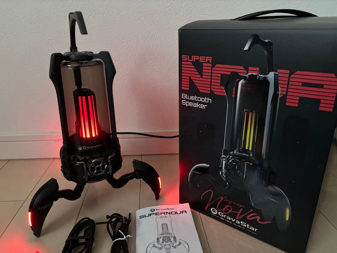 GravaStar Supernova ワイヤレス ポータブル スピーカー
