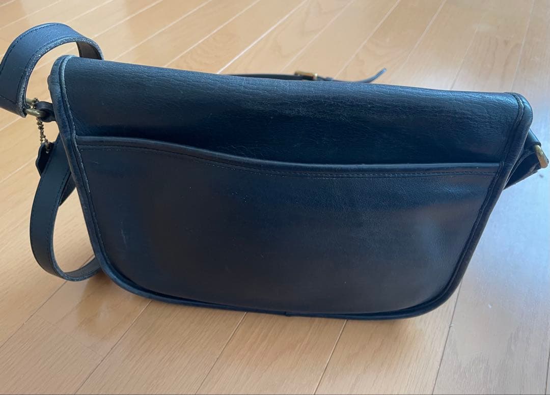 OLD COACH オールドコーチ　レザー　ショルダーバッグ　黒