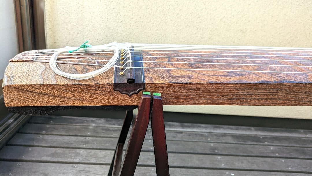 刳り甲　　十三絃箏=琴