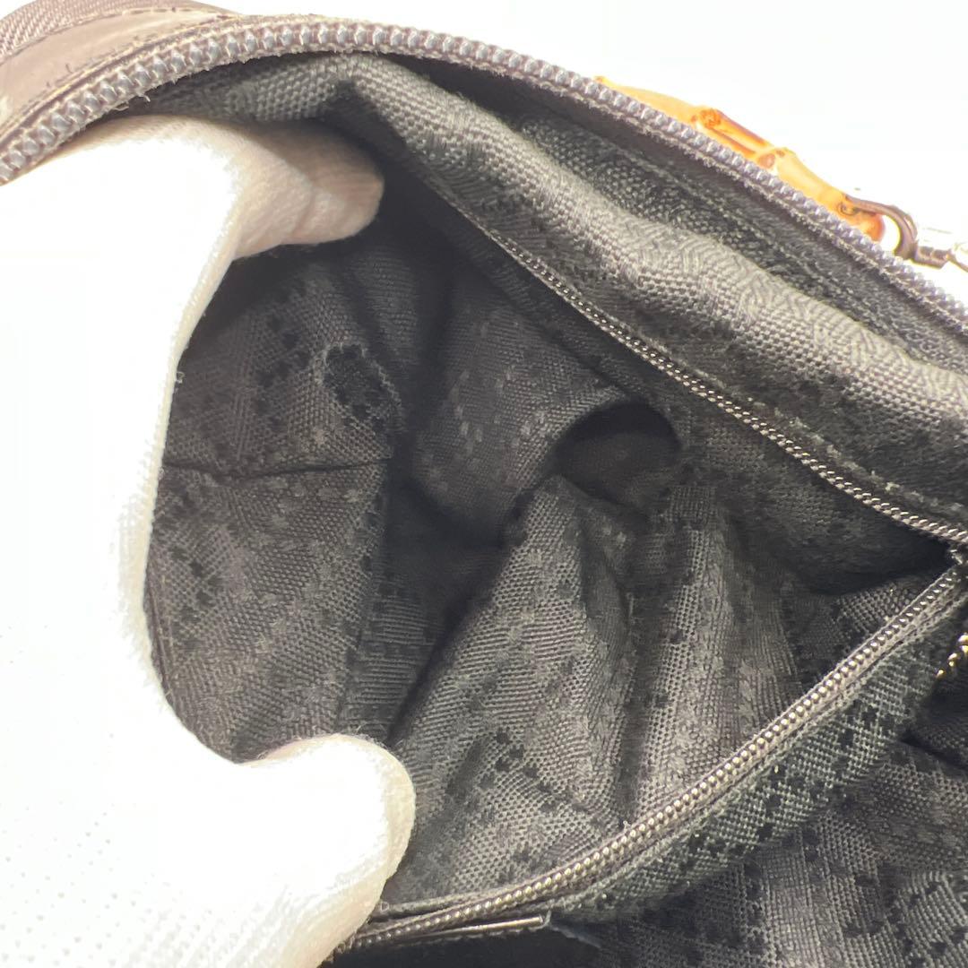 ✨美品✨GUCCI ショルダーバッグ ワンショルダー　バンブー　ブラック