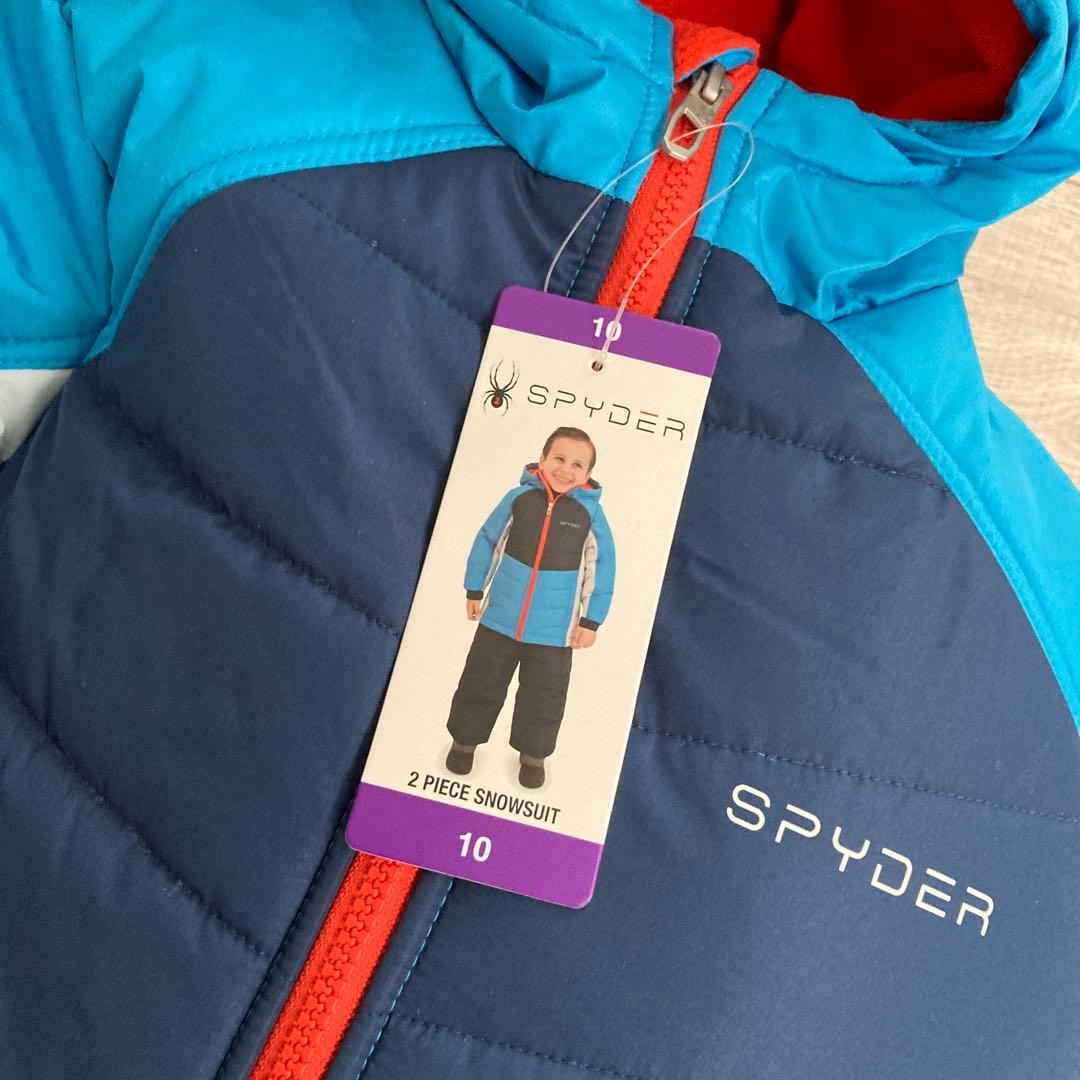 未使用 スパイダー スキーウェア上下 ジュニア用 子供用 10 160㎝ ブルー