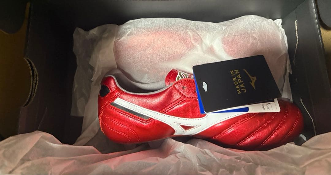 ミズノ サッカー モレリア　2 JAPAN 限定　22.5cm スパイク　レッド