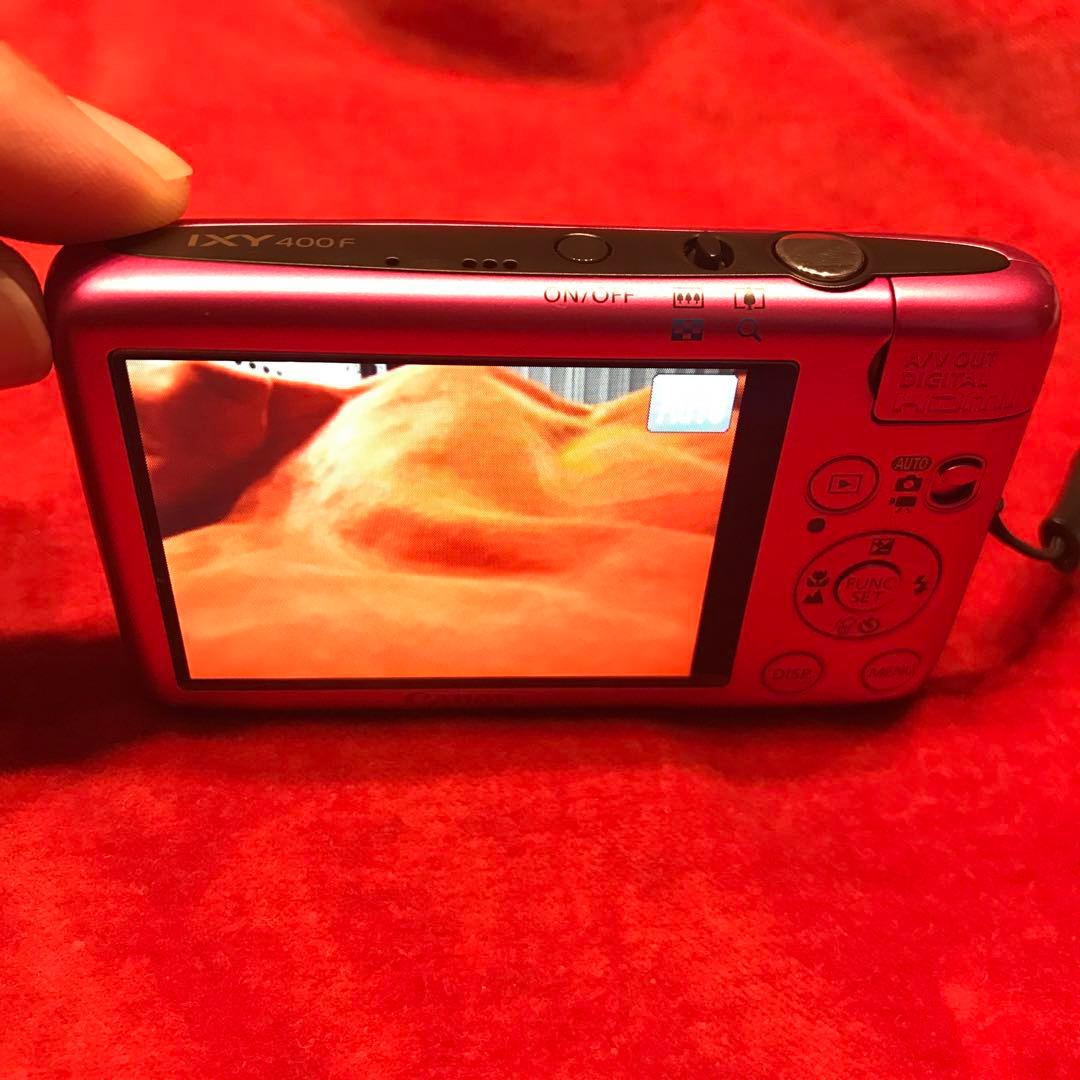 美品　Canon IXY 400F ピンク デジカメ コンデジ キャノン