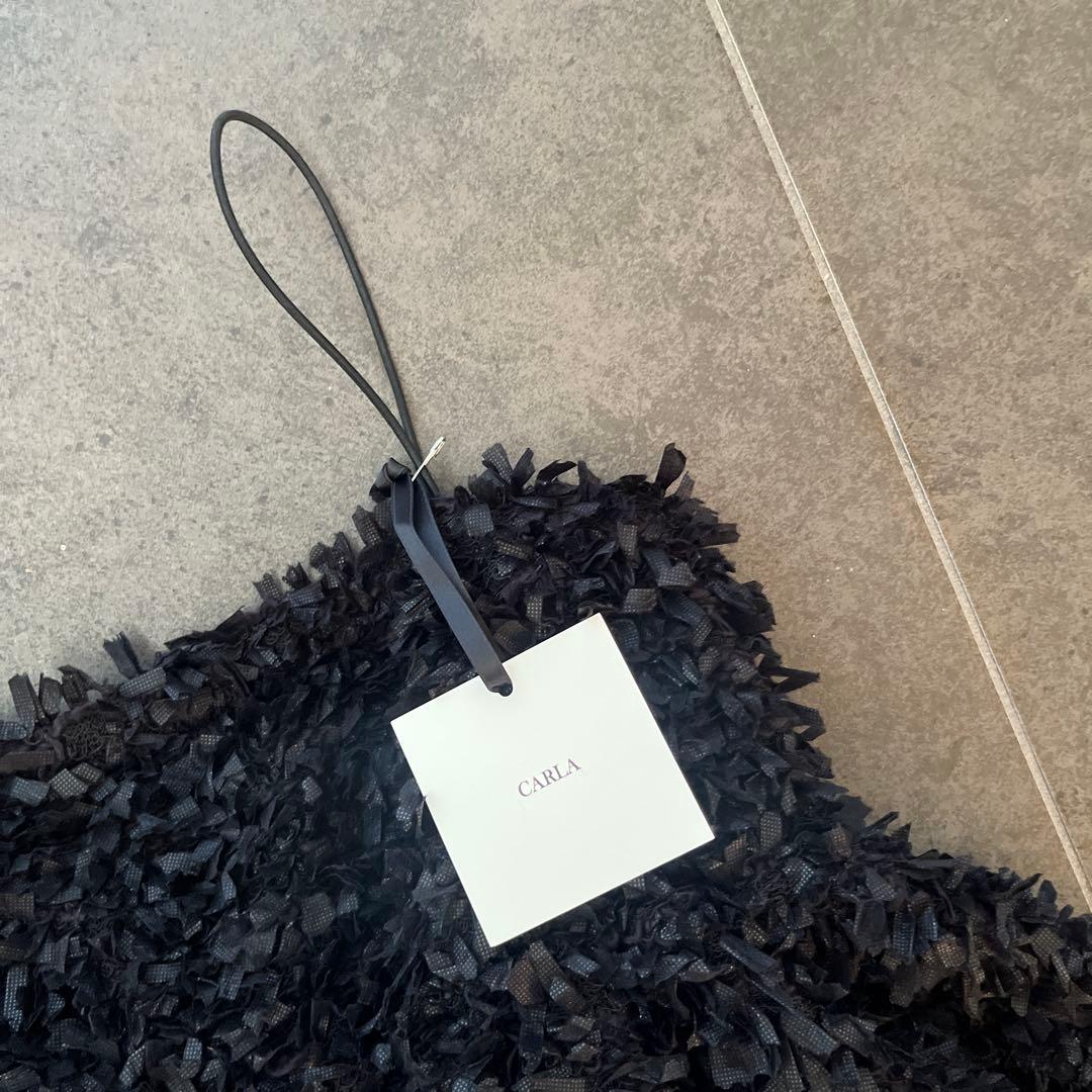 CARLA Fluffy cami ブラック　カーラ　フラッフィー