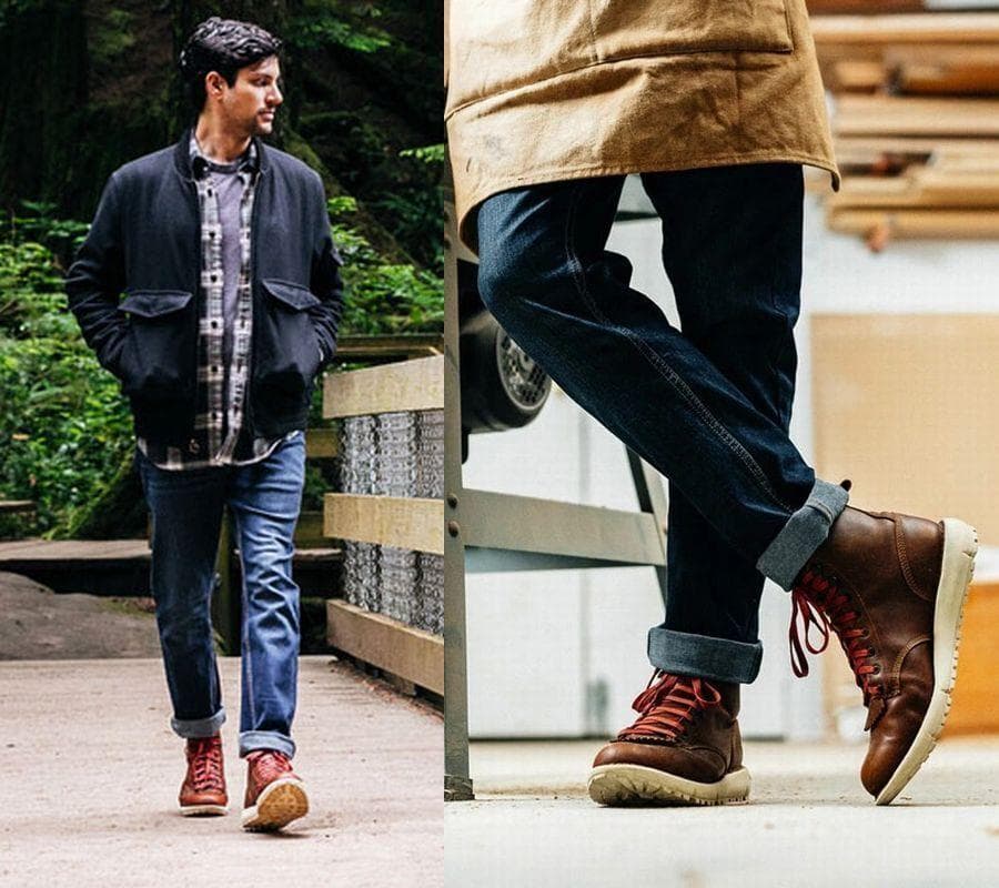 新品 ダナー ロガー 917 ゴアテックス レザー ブーツ 茶 26.5 ②