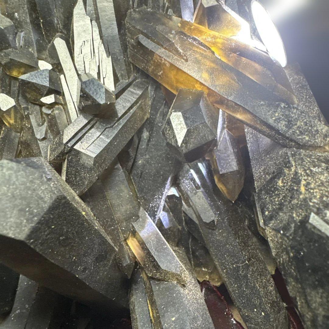 モリオン クラスター 黒水晶 原石 浄化 魔除け 強力守護 天然石