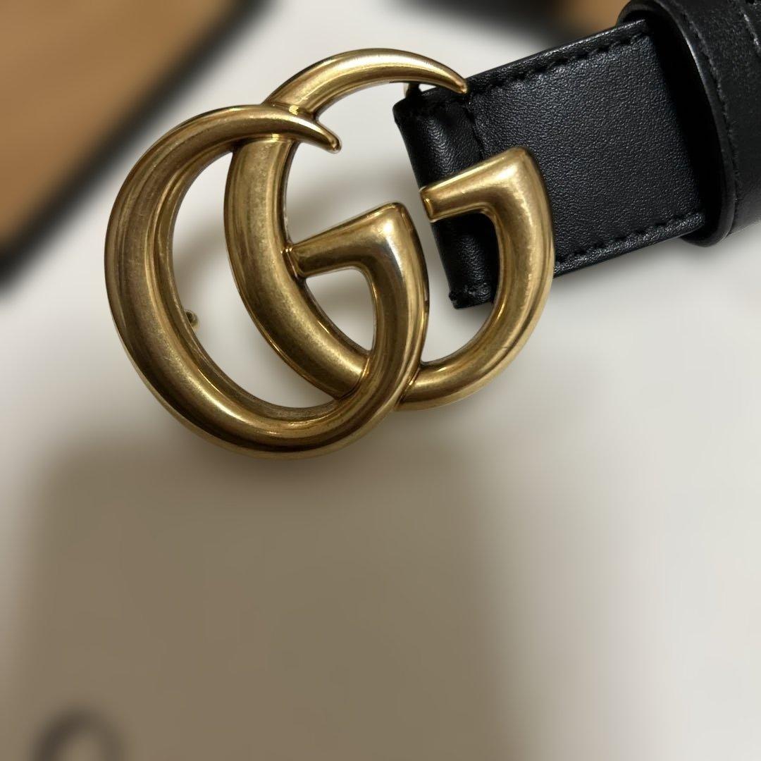GUCCI☆グッチ☆ダブルGワイドベルト