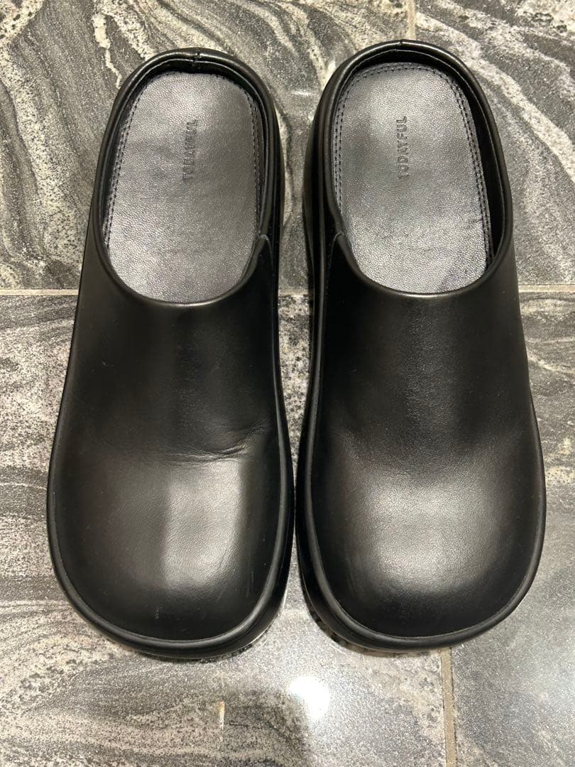 TODAYFUL Volume Sole Sabot 37 ブラック