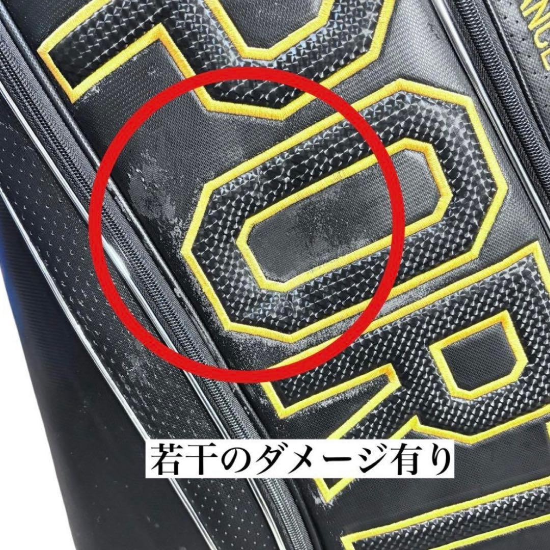 LE COQ SPORTIF キャディバッグ イエロ- 9.5型 トリコロール