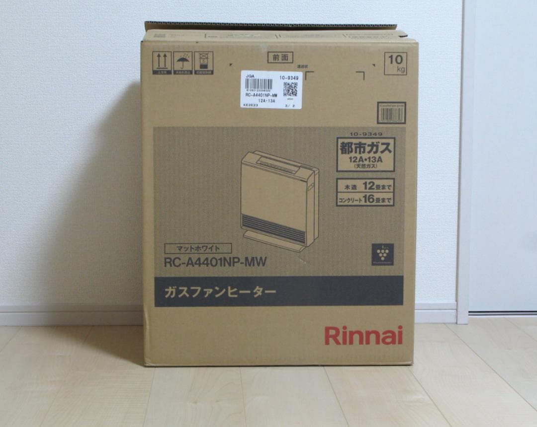 Rinnai RC-A4401NP-MW ガスファンヒーター