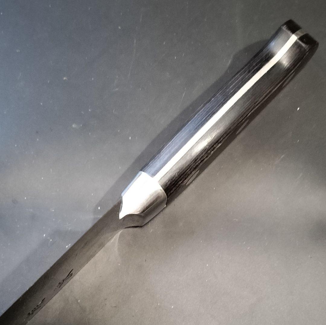 有次 特製 全鋼 日本鋼(SK鋼) ハガネ 牛刀 24cm 研ぎ済み 京都 包丁