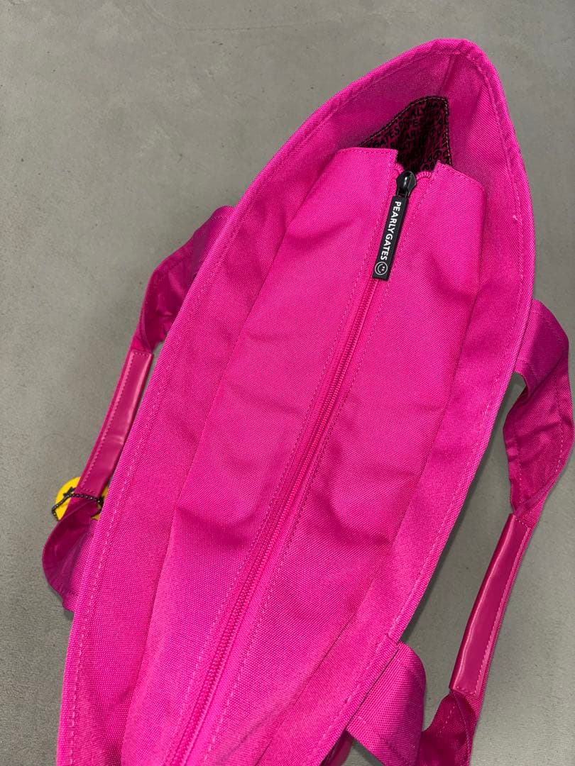 （超美品）パーリーゲイツ、ペイントロゴシリーズ、ロッカーバッグ