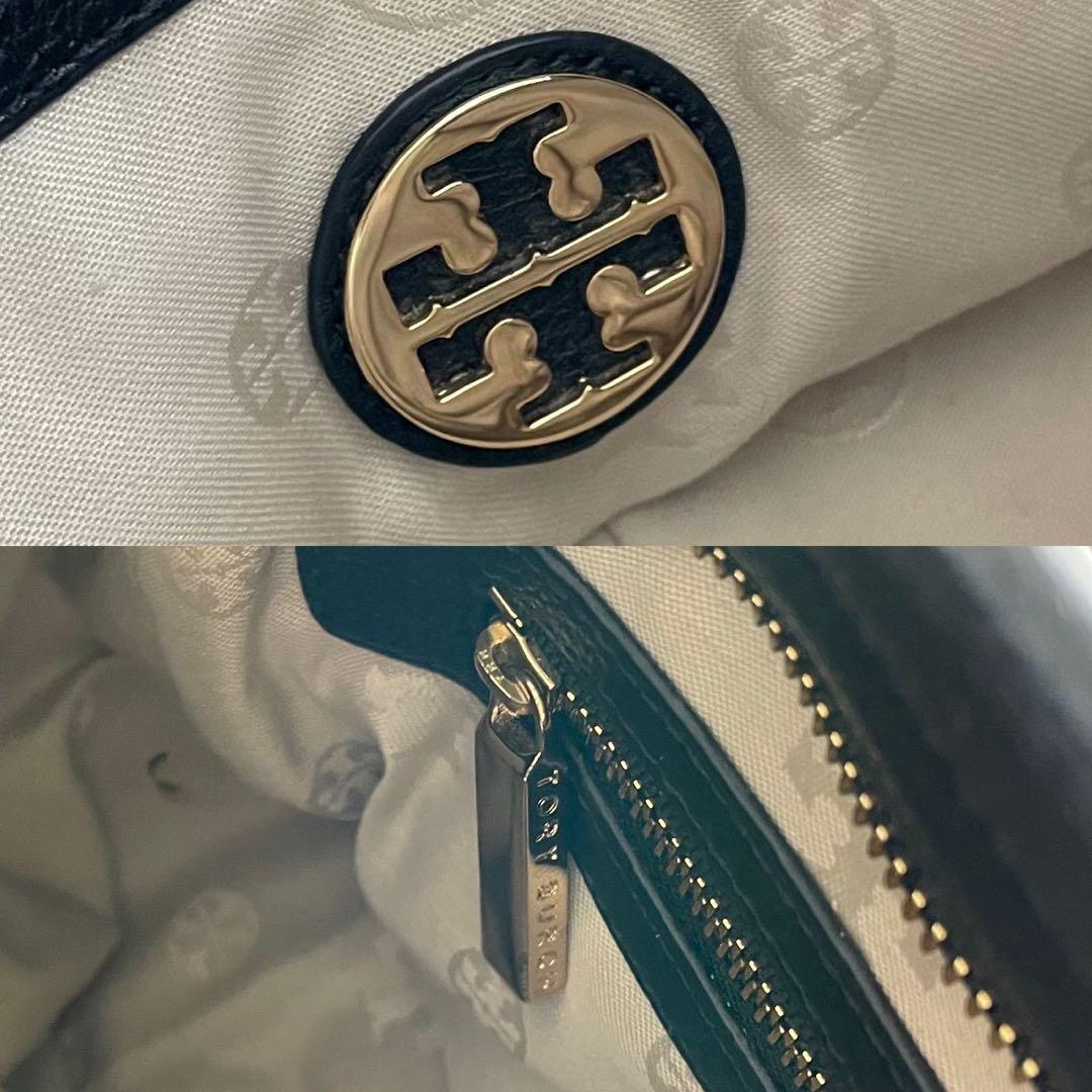 ✨美品✨トリーバーチ　アマンダ ミニサッチェル　2way メダリオン　レザー　黒