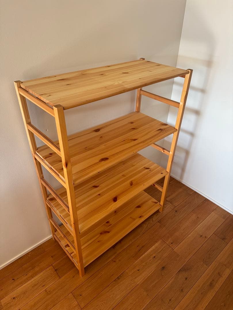 無印良品 パイン材ユニットシェルフ・８６ｃｍ幅・中 中古品