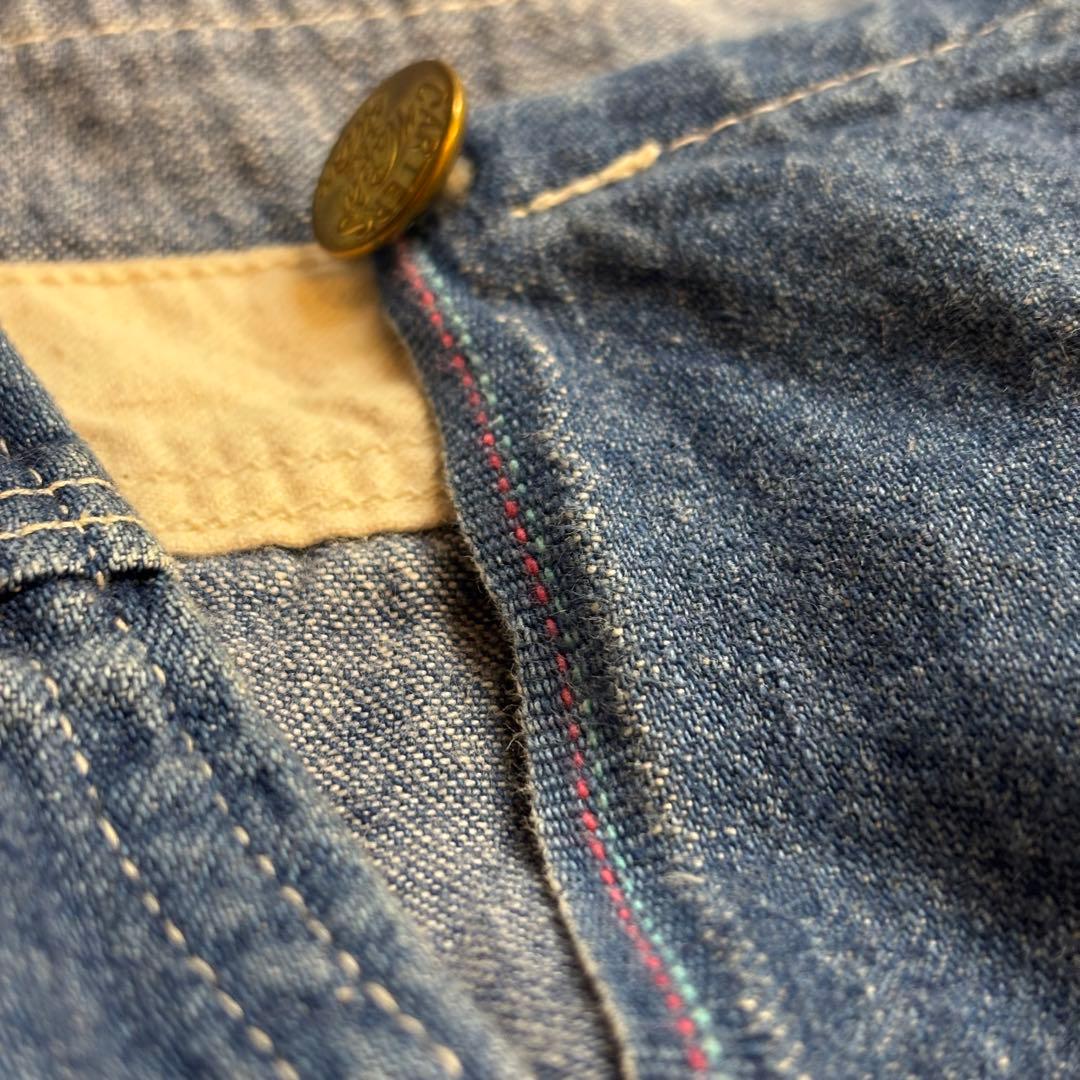 ビンテージ　CARTER’S 　ガチャポケ　耳付　デニム　オーバーオール