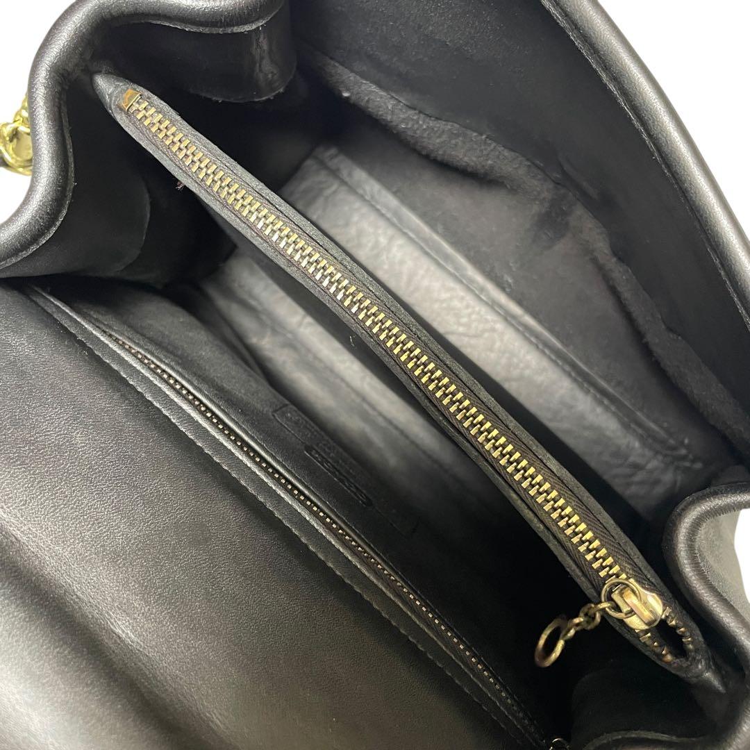 「美品」　オールドコーチ　9977 USA 2way ブラック　ショルダーバッグ
