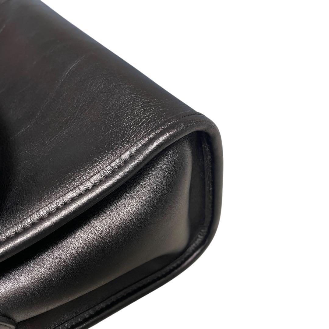 「美品」　オールドコーチ　9977 USA 2way ブラック　ショルダーバッグ