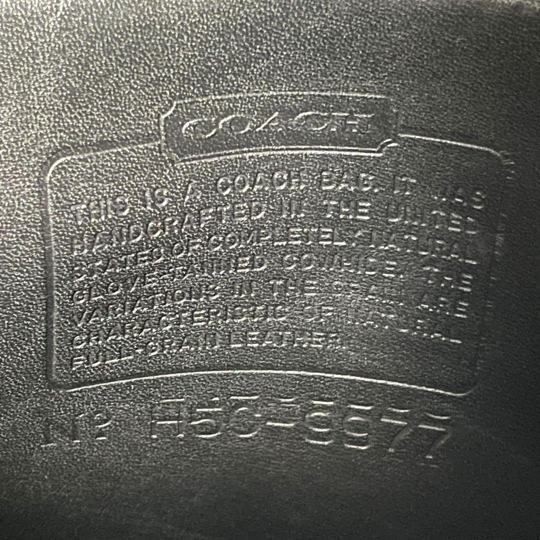 「美品」　オールドコーチ　9977 USA 2way ブラック　ショルダーバッグ