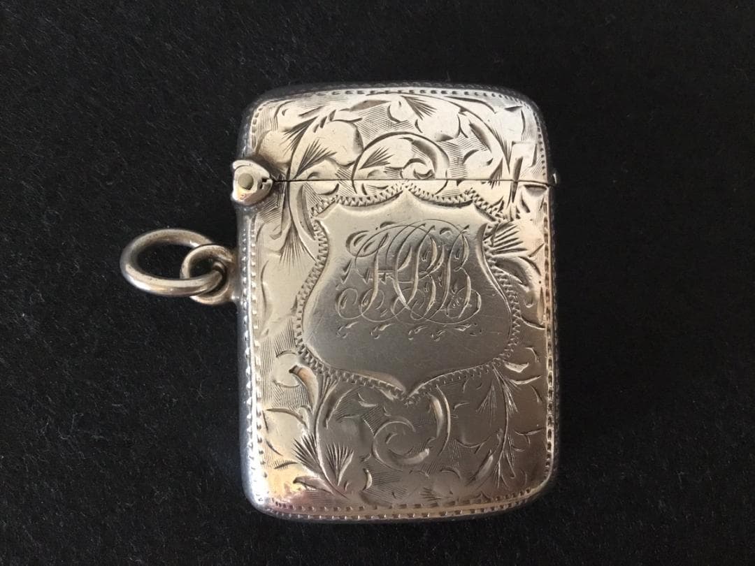 Joseph Gloster バーミンガム 1901年　マッチケース　シルバー