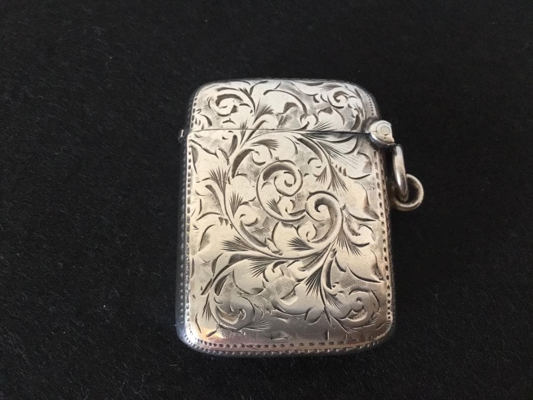 Joseph Gloster バーミンガム 1901年　マッチケース　シルバー