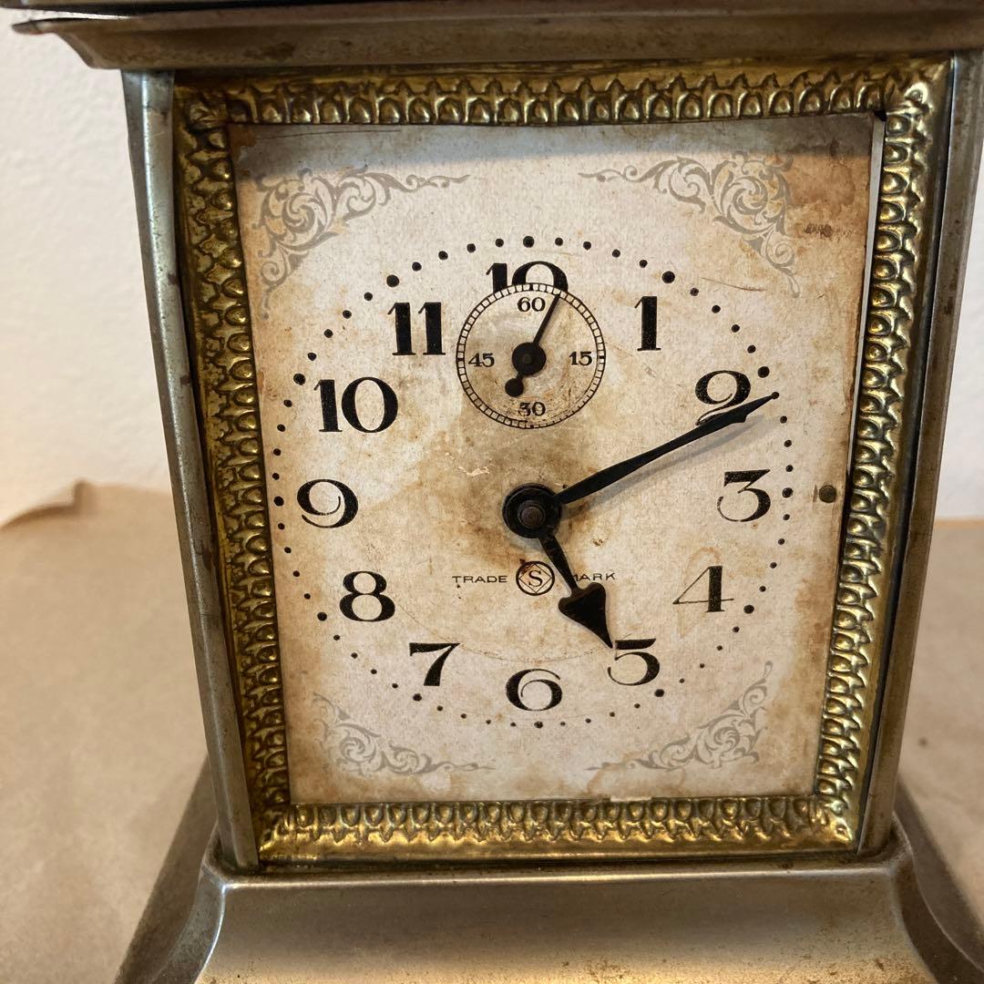 昭和　ネギ巻き　オルゴール　置き時計　精工舎