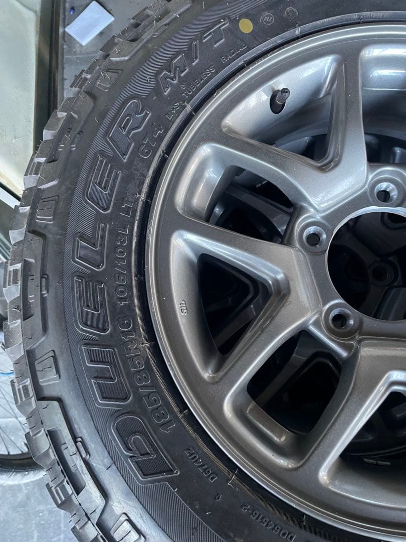 スズキ ジムニー 新車外し 純正ホイール・タイヤ5本セット16インチ