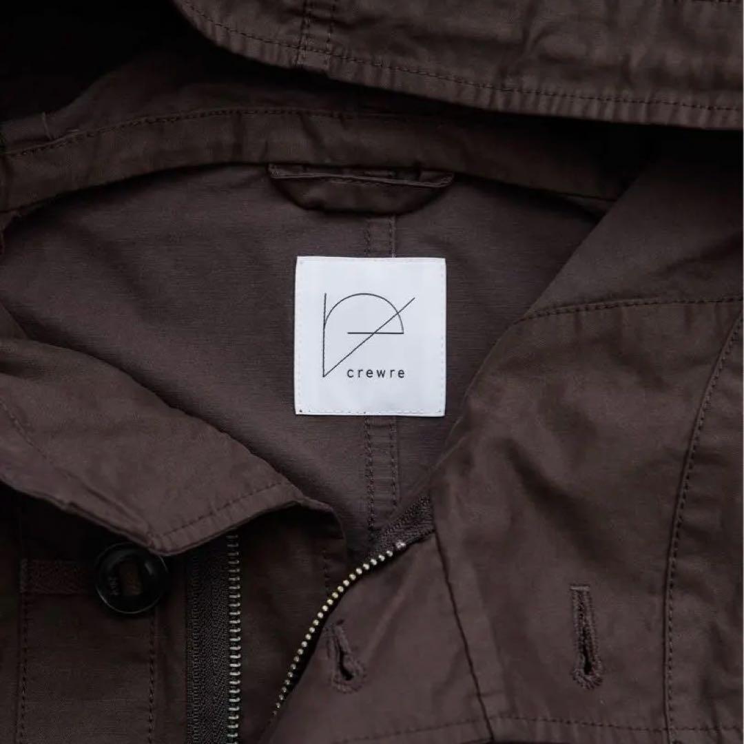 25年モデルcrewre クルーレ ピーチスキンモッズコート ダークブラウン