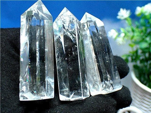 AAA級★天然レインボー水晶六角柱七星陣B87B7/199B06A