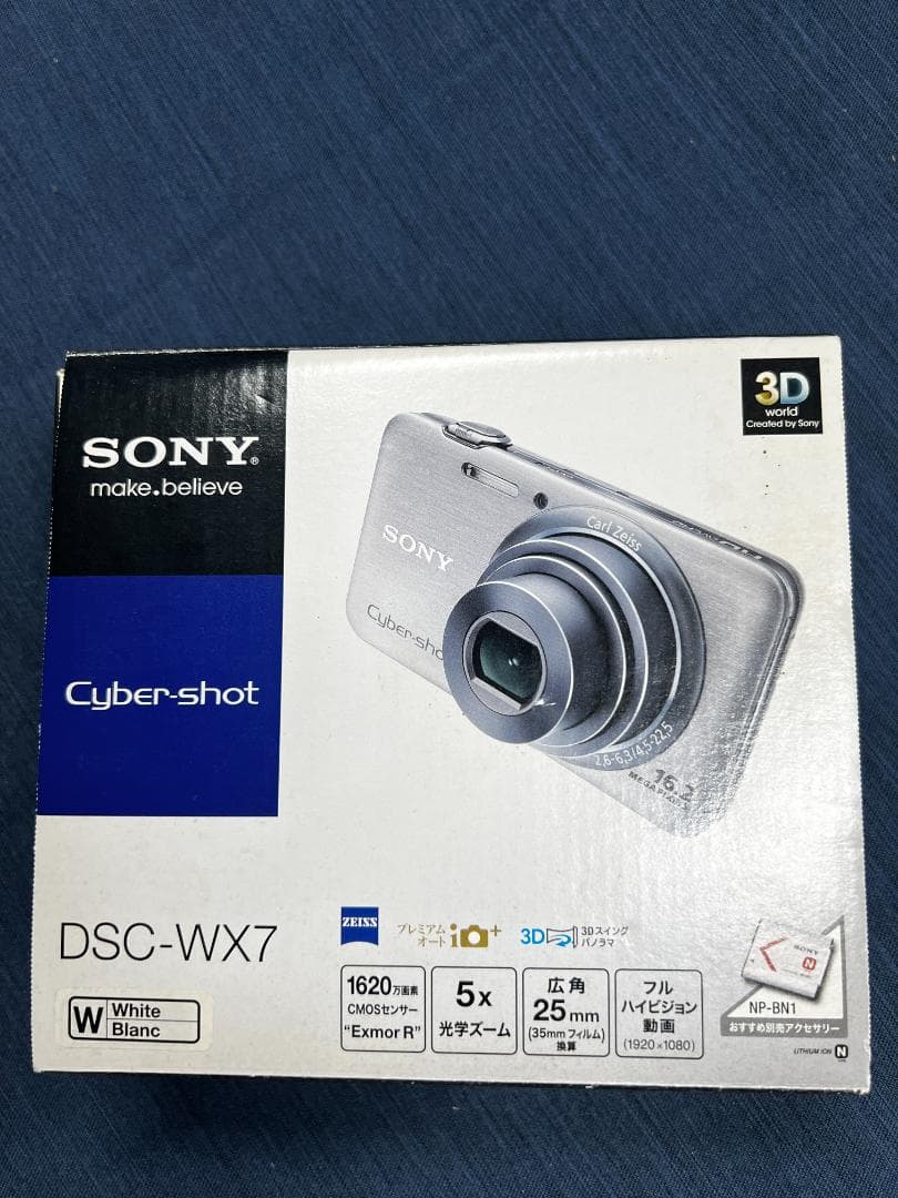 SONY Cyber-shot 16.2メガピクセル DSC-WX7 ホワイト