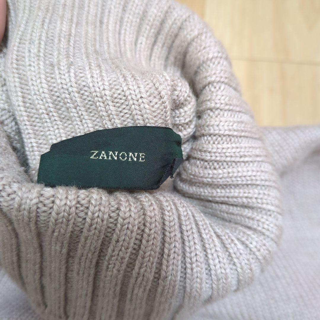 ZANONE ザノーネ　ミドルゲージ　タートルネック　ニット　46