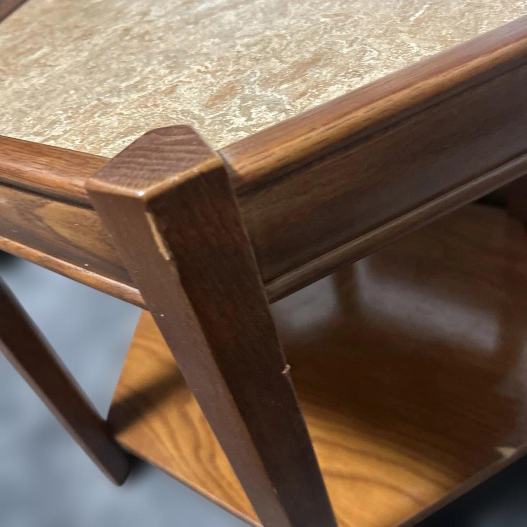 サイドテーブル・ナイトテーブル・ローテーブル ACME Furniture BROOKS HEXAGONTABLE BEIGE