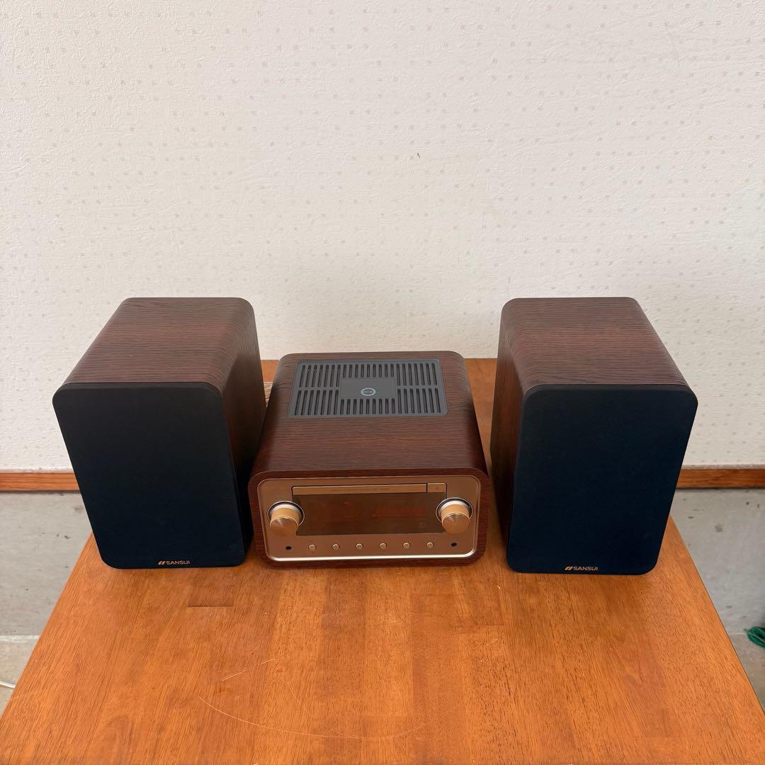 ● 美品 SANSUI CDステレオシステム SMC-300BT