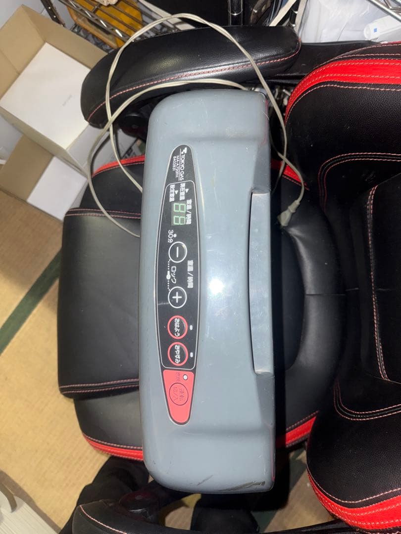 ガスファンヒーター デジタル操作パネル付き