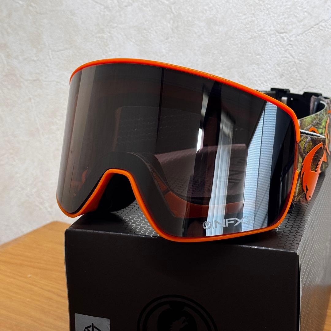 【美品】DRAGON ドラゴン ゴーグル NFX2 交換ゴーグル付き