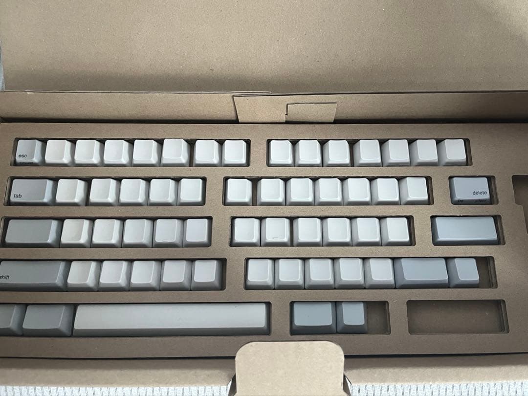 hhkb professional hybrid 白 & 無刻印キーキャップ