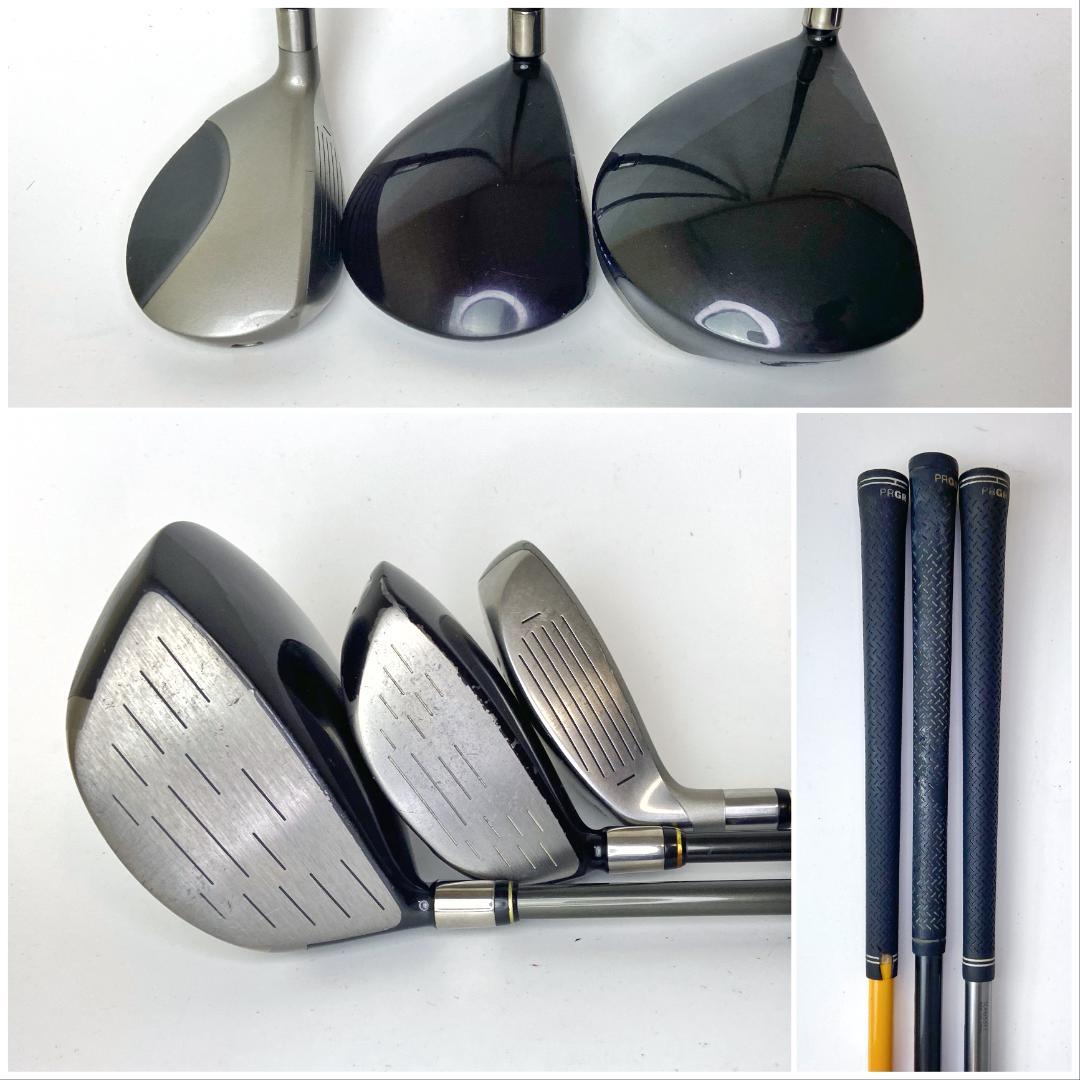 ☆PRGR DUNLOP 他☆メンズフルセット ゴルフクラブ/1278