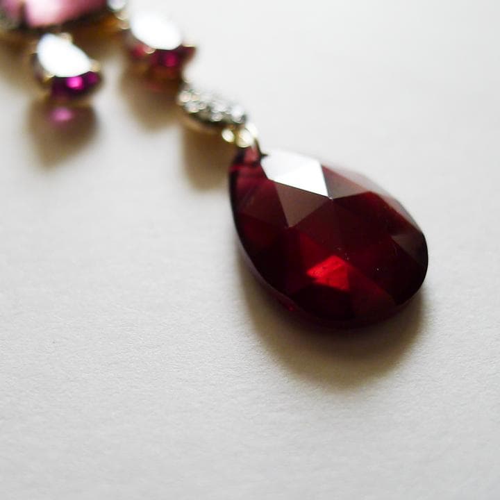 artida oud ロードライト パヴェ シャンデリア シングル ピアス