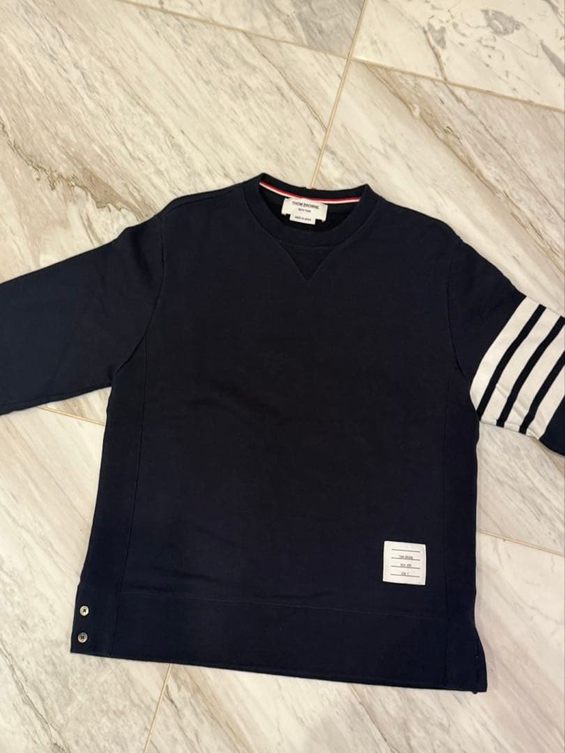 トムブラウン スウェット トレーナー ネイビー 4サイズ