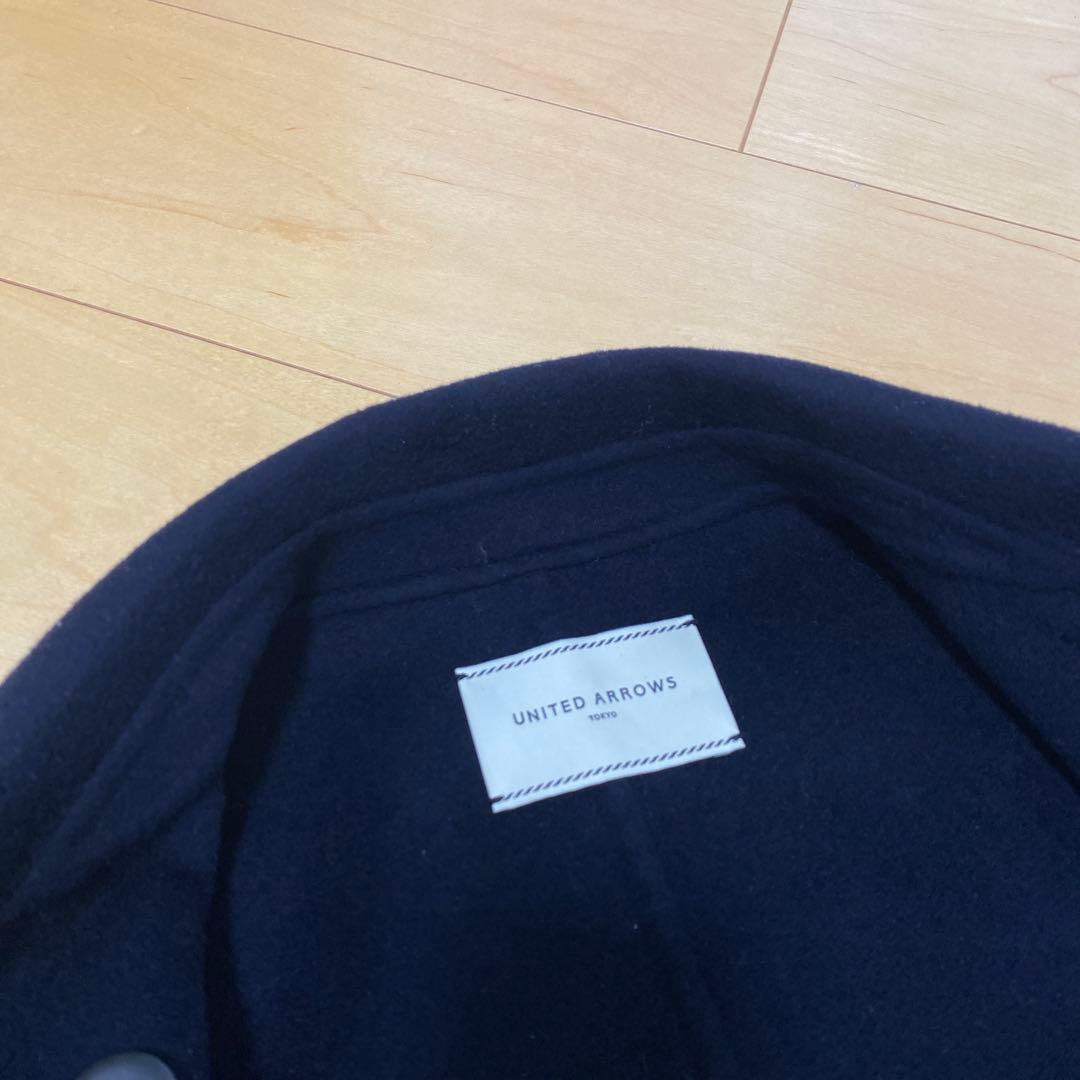 美品　上質23AWユナイテッドアローズ リバー テーラードコート　ピーコート36