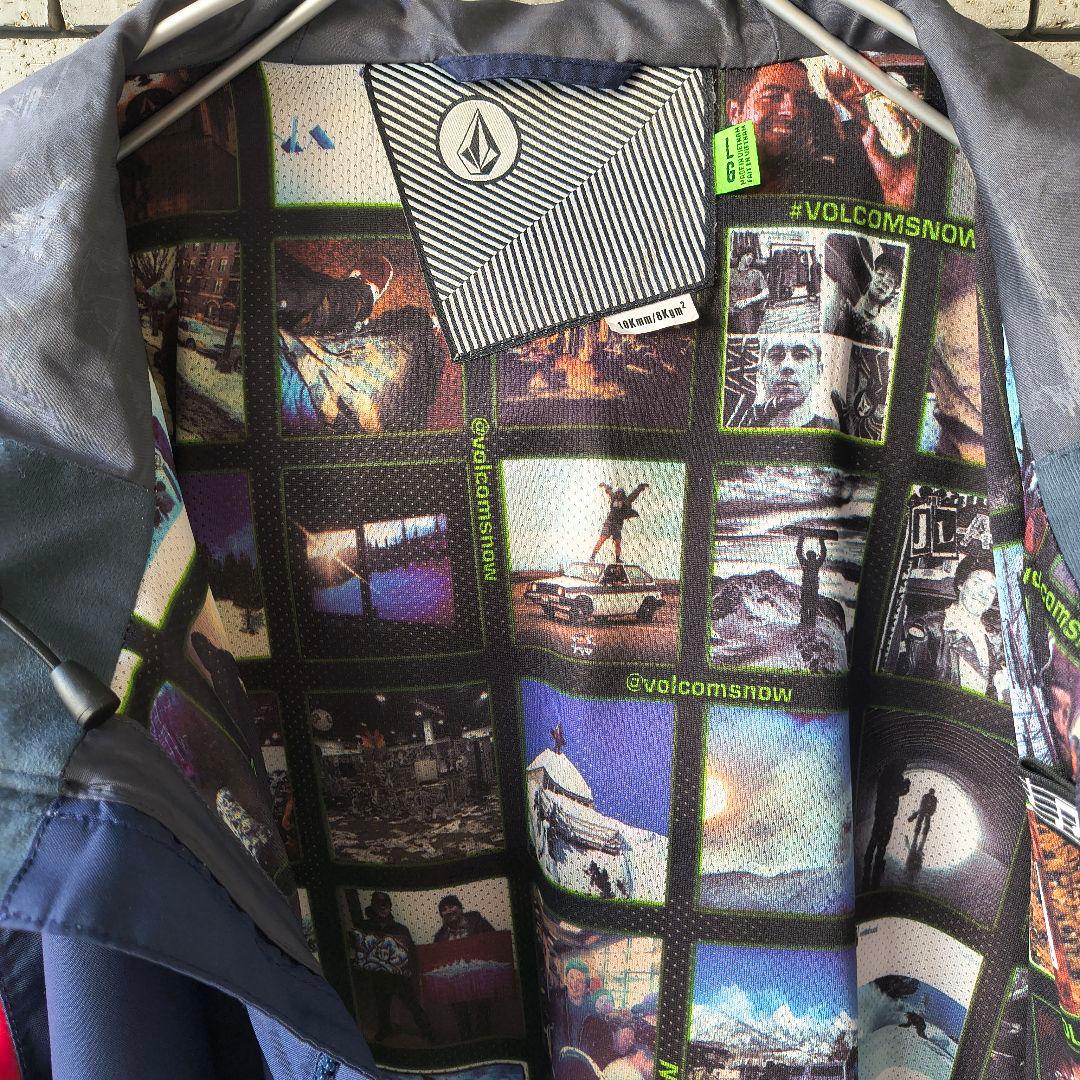 ♠【ボルコム】✨美品　スノボードジャケット　ストーンブロック　スキー　L