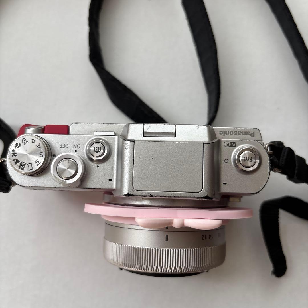 Panasonic LUMIX G ミラーレスカメラ レッド